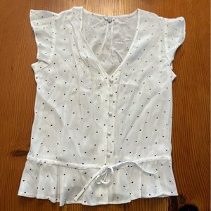 Like new Rails Top, heart print, small